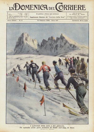 Die Littoriali von Schnee und Eis von Achille Beltrame